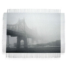 Load image into Gallery viewer, FOGGY BRIDGE NYC - HAND WOVEN PHOTOGRAPH