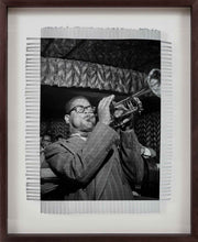 Load image into Gallery viewer, DIZZY GILLESPIE - HAND WOVEN PHOTOGRAPH