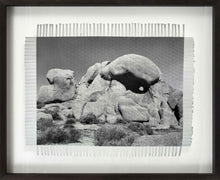 Load image into Gallery viewer, JOSHUA TREE ROCKS - HAND WOVEN PHOTOGRAPH
