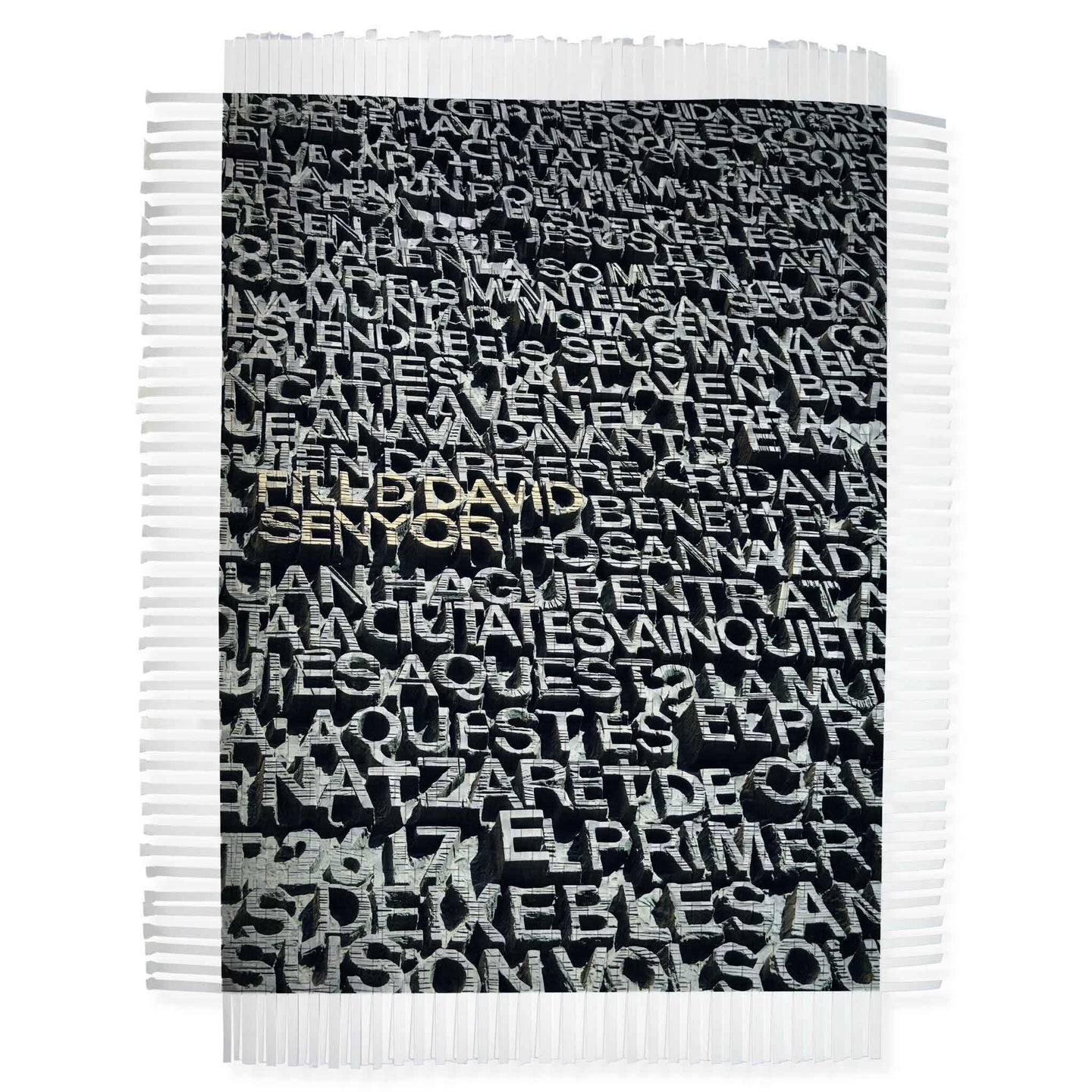 CUSTOM SAGRADA FAMILIA - HAND WOVEN PHOTOGRAPH