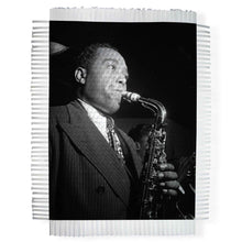 Load image into Gallery viewer, CHARLIE &quot;BIRD&quot; PARKER - HAND WOVEN PHOTOGRAPH