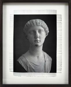 BUST # 10 - HAND WOVEN PHOTOGRAPH