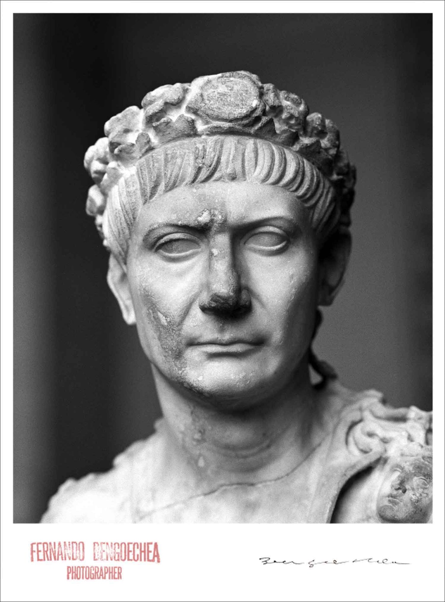 BUST # 3 / TRAJAN - Giclee Print - Stamped and Signed