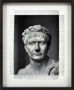 BUST # 3 / TRAJAN - HAND WOVEN PHOTOGRAPH