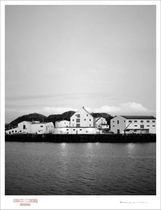 NORWAY FISHING VILLAGE - Giclee Print - Stamped and Signed