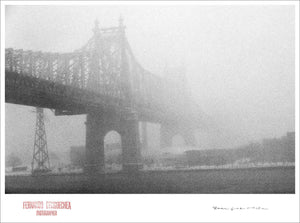 FOGGY BRIDGE NYC - Giclee Print - Stamped and Signed