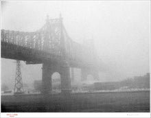 Load image into Gallery viewer, FOGGY BRIDGE NYC - Giclee Print - Stamped and Signed