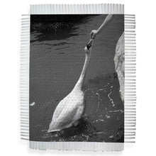 Load image into Gallery viewer, DO NOT FEED SWANS - HAND WOVEN PHOTOGRAPH