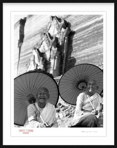 HAPPY MONKS - Giclee Print - Stamped and Signed