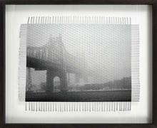 Load image into Gallery viewer, FOGGY BRIDGE NYC - HAND WOVEN PHOTOGRAPH