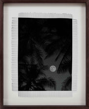 Load image into Gallery viewer, PALMS AND MOON - HAND WOVEN PHOTOGRAPH