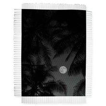 Load image into Gallery viewer, PALMS AND MOON - HAND WOVEN PHOTOGRAPH