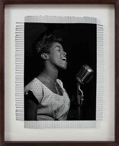 SARAH VAUGHAN - HAND WOVEN PHOTOGRAPH