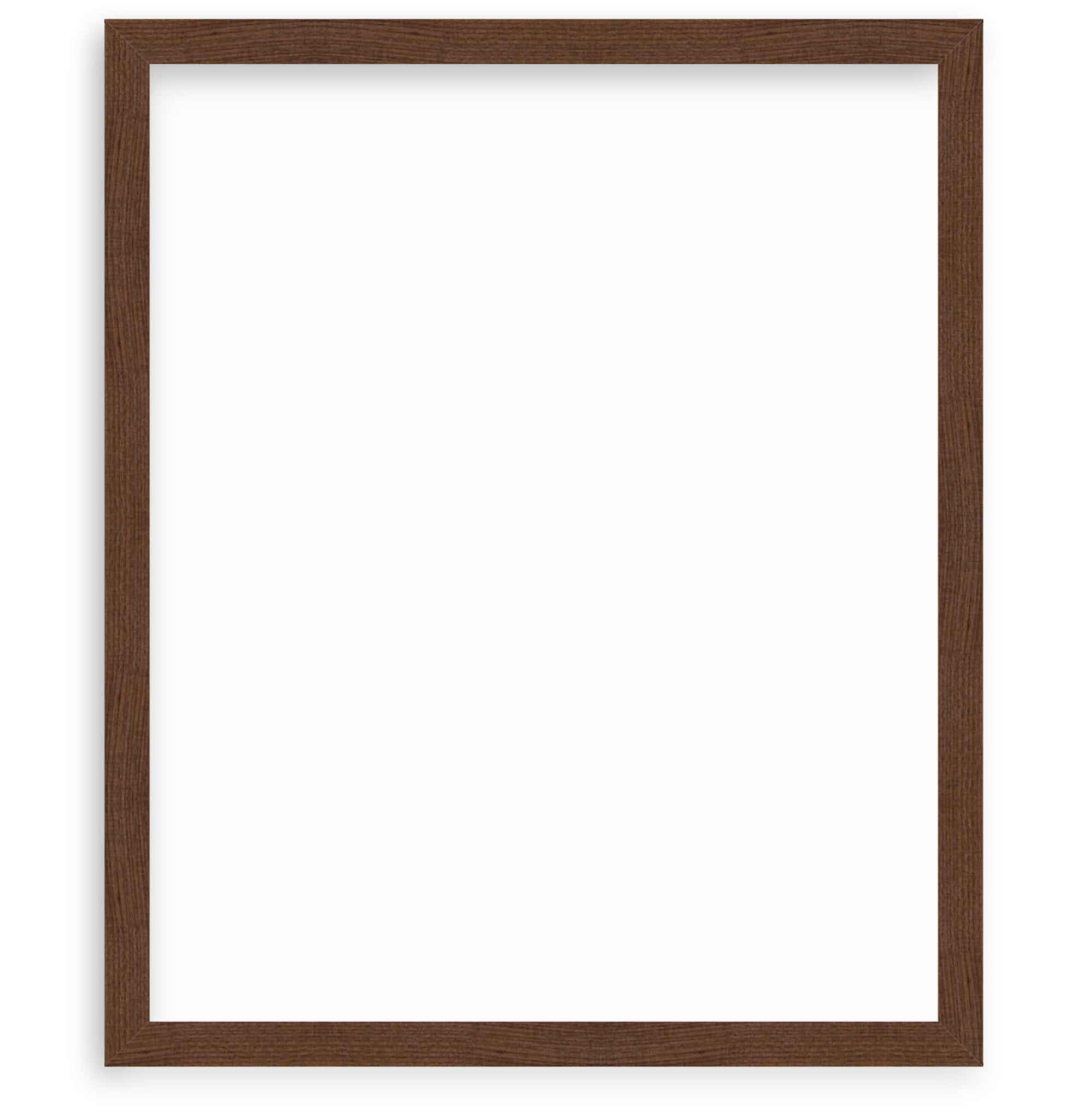 Square Walnut Frame Square Wood Picture Frame