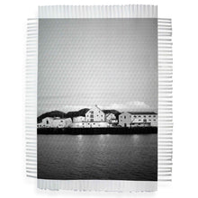 Load image into Gallery viewer, NORWAY FISHING VILLAGE - HAND WOVEN PHOTOGRAPH