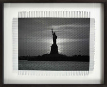 Load image into Gallery viewer, AMERICA - HAND WOVEN PHOTOGRAPH