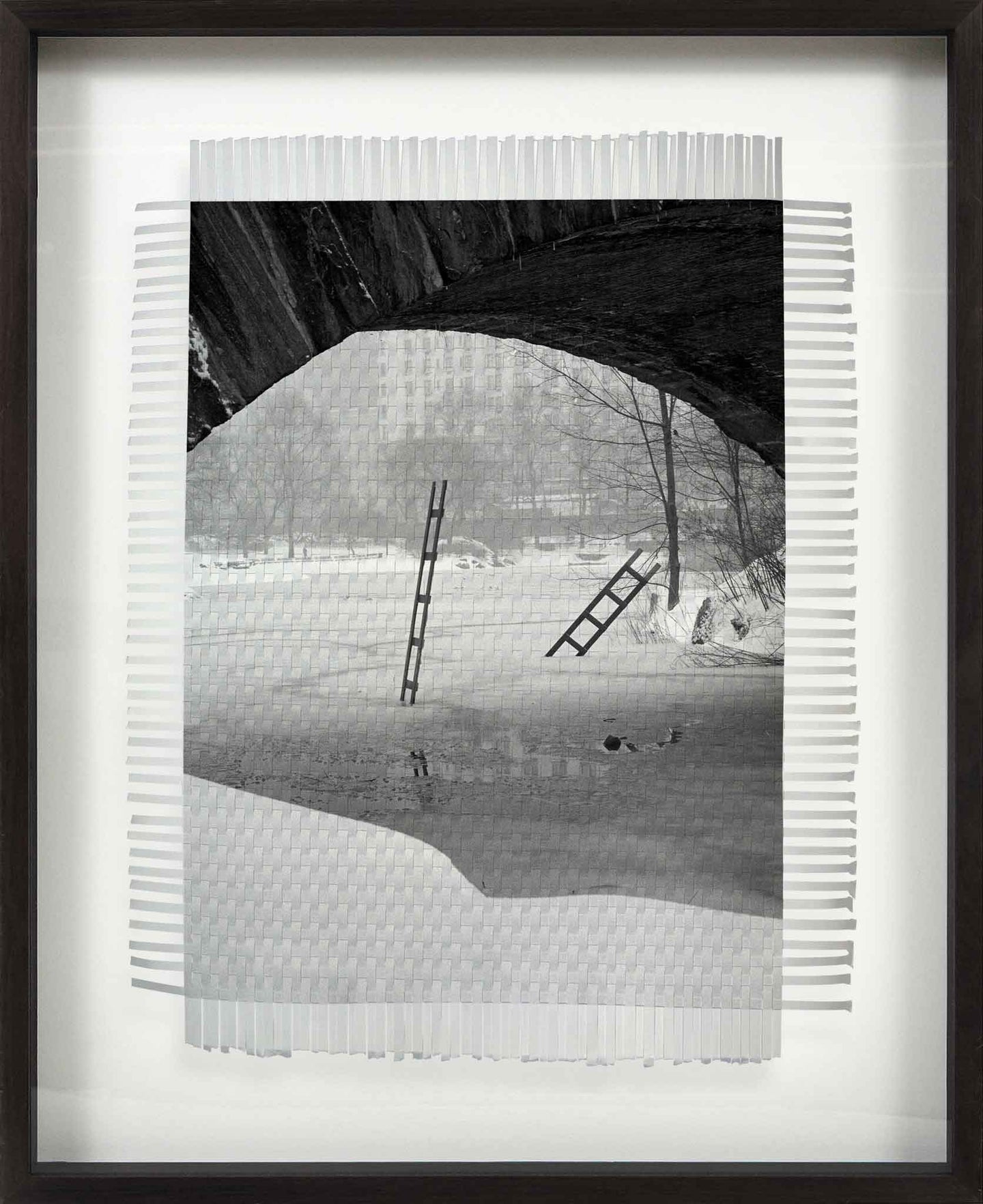 WINTER IN NEW YORK - HAND WOVEN PHOTOGRAPH